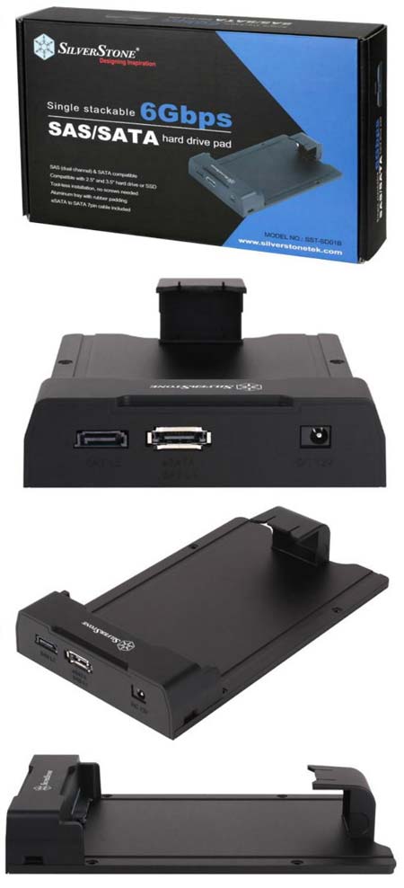 SilverStone SD1 позволяет подключить разные типы накопителей к ПК